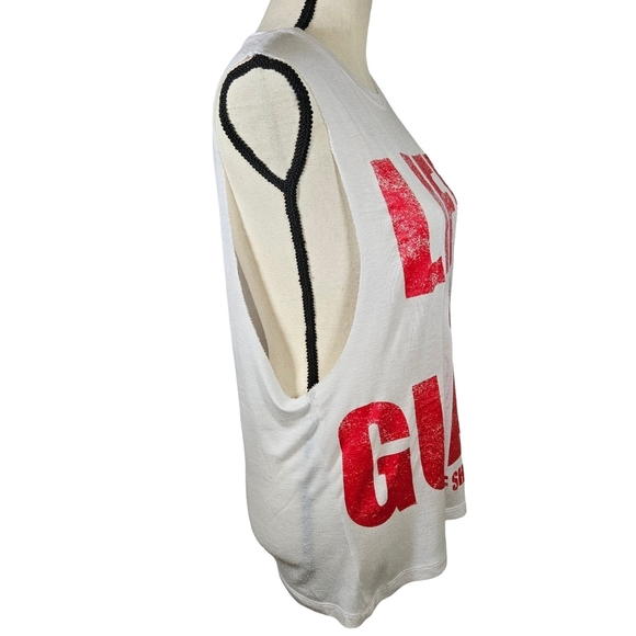 Life Guard Gulf Shore AL Tank, Size Small, White/Red - Picture 2 of 6